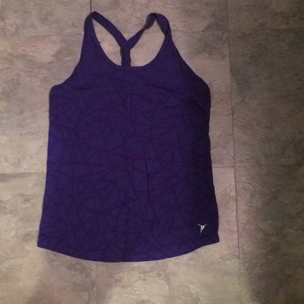 Purple workout tank